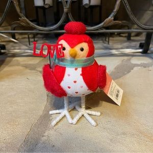 NWT Valentines Day Holiday Decor Bird
